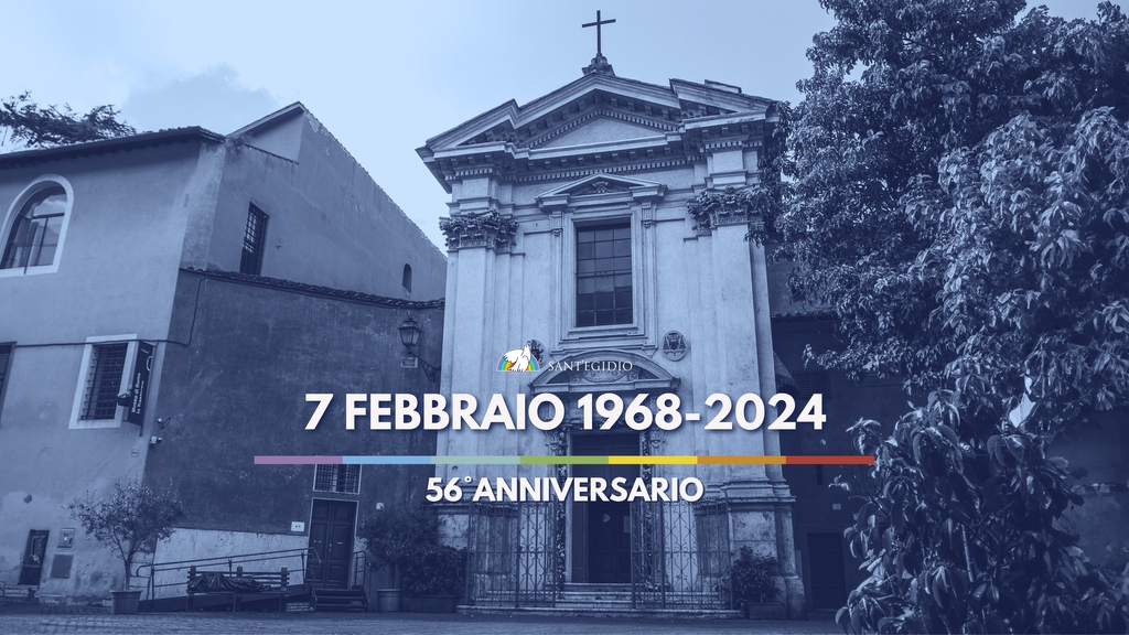 7 February 1968 - 2024. Best wishes, Sant'Egidio!