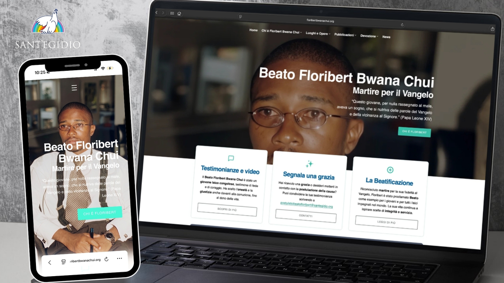 Nel primo anniversario della beatificazione di Floribert Bwana Chui, &egrave; online il sito dedicato a lui